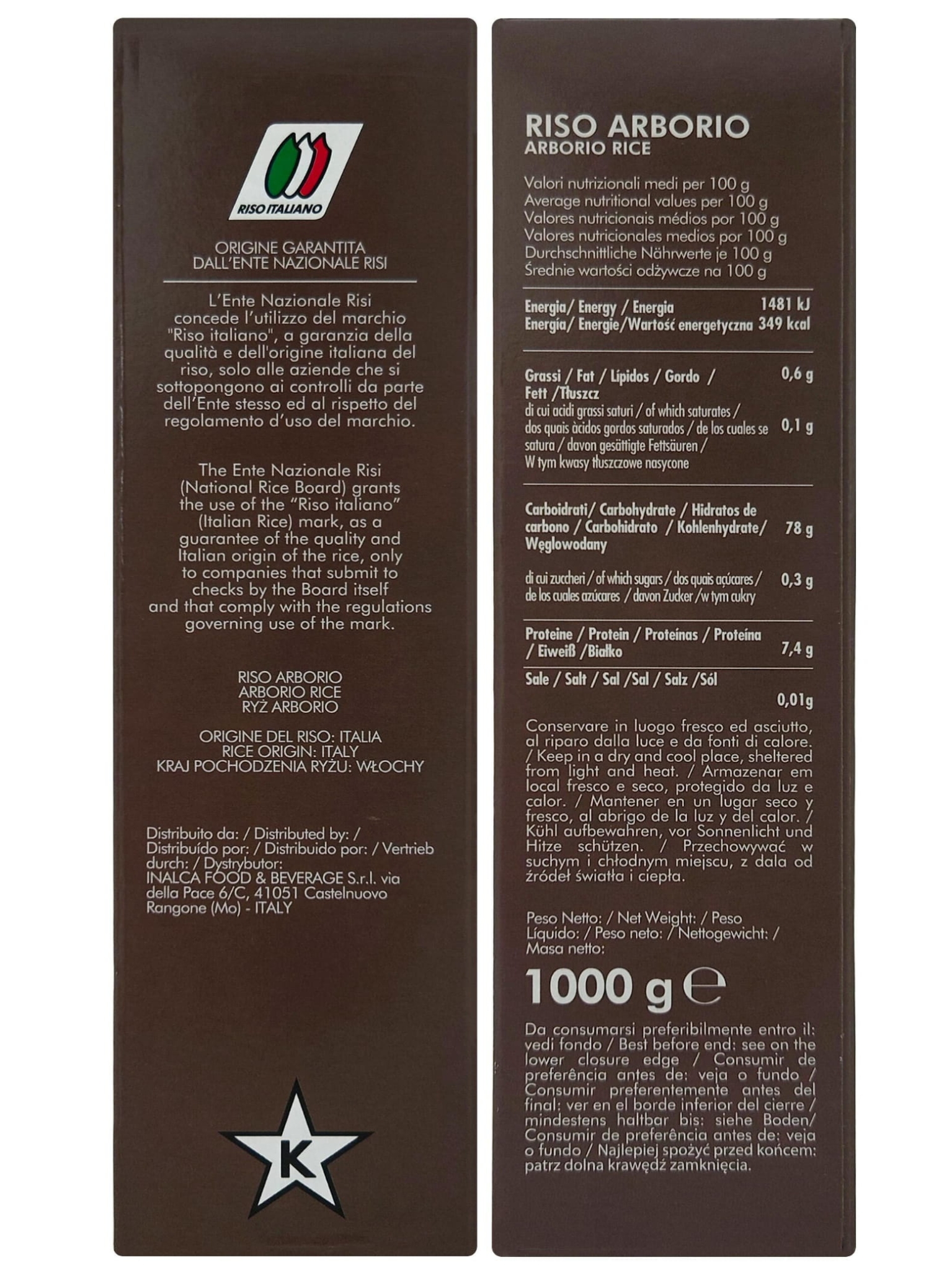 RIZ ARBORIO 1KG